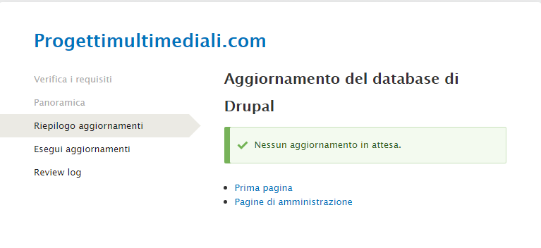 aggiornare drupal