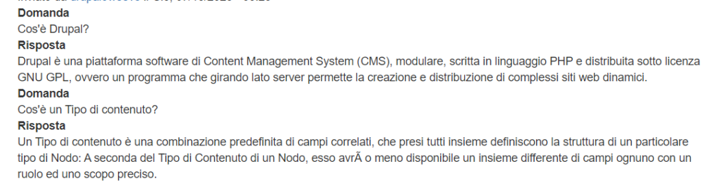 Drupal – il modulo Paragraphs
