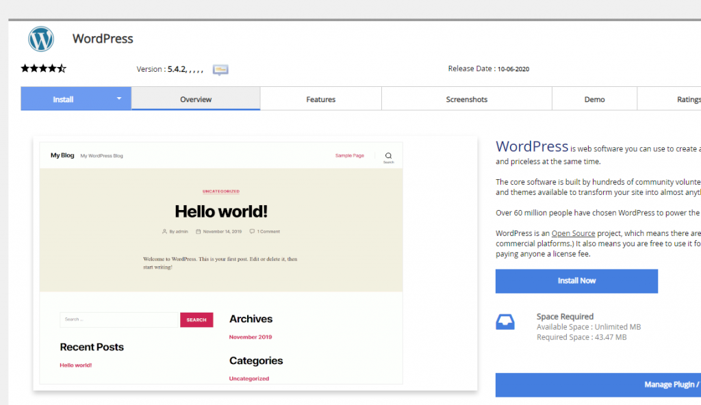 installare facilmente WordPress con AMPPS