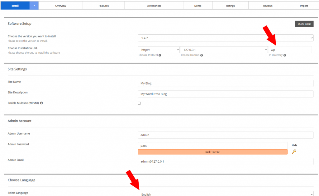 installare facilmente WordPress con AMPPS