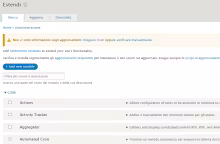 Come installare il primo modulo in Drupal