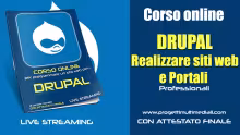 Corso online Drupal – Base e Avanzato