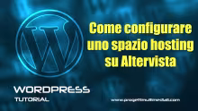 Come configurare uno spazio hosting su Altervista