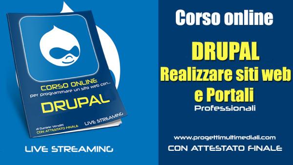 Corso online Drupal