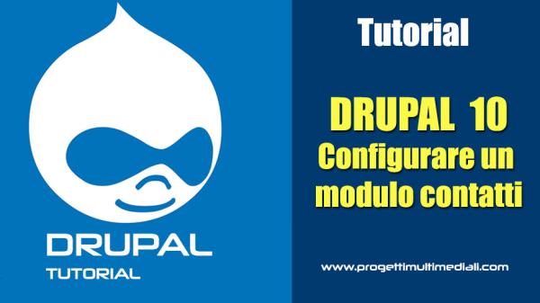 Drupal: come aggiungere un modulo contatti